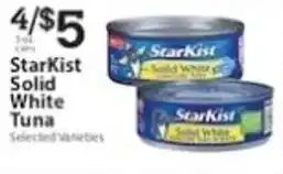 Associated Starkist solid white tuna offer