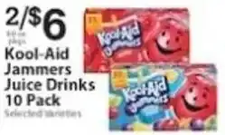 Associated Kool-aid jammers juice drinks offer