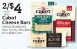 Associated Cabot cheese bars offer