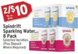 Associated Spindrift sparkling water offer