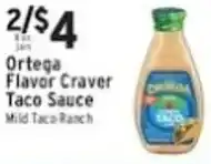 Associated Ortega flavor craver taco sauce offer
