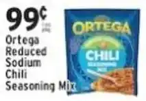 Associated Ortega reduced sodium chili seasoning mix offer
