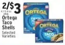Associated Ortega taco shells offer