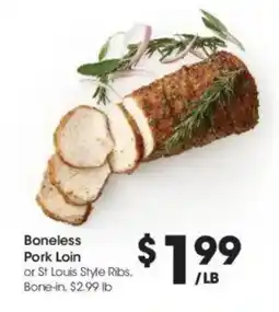 Kroger Boneless Pork Loin offer