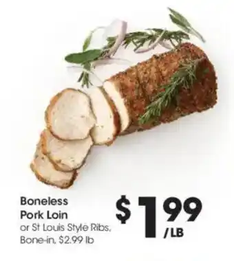 Kroger Boneless Pork Loin offer