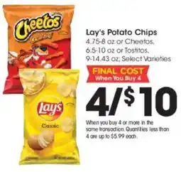 Kroger Lay's Potato Chips offer