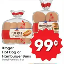 Kroger Kroger Hot Dog or Hamburger Buns offer