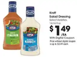 Kroger Kraft Salad Dressing offer