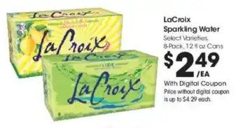 Kroger LaCroix Sparkling Water offer