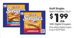 Kroger Kraft Singles offer
