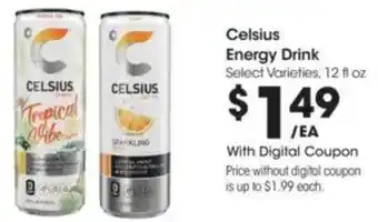 Kroger Celsius Energy Drink offer