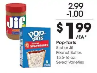 Kroger Pop-Tarts or Jif offer