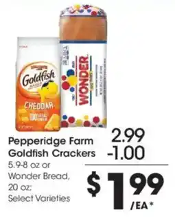 Kroger Pepperidge Farm Goldfish Crackers offer