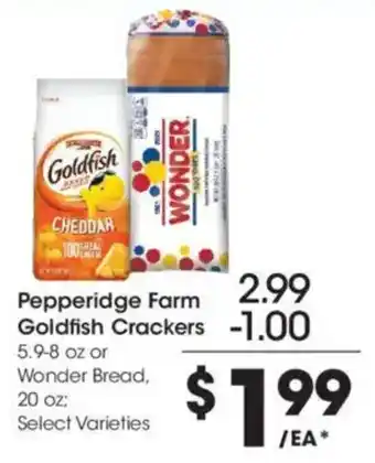 Kroger Pepperidge Farm Goldfish Crackers offer