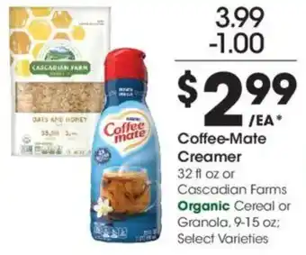 Kroger Coffee-Mate Creamer offer