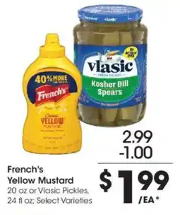 Kroger French's Yellow Mustard offer