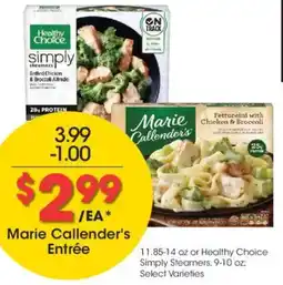 Kroger Marie Callender's Entrée offer