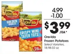 Kroger Ore-Ida Frozen Potatoes offer