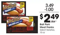 Kroger Ball Park Meat Franks offer