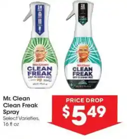 Kroger Mr. Clean Clean Freak Spray offer
