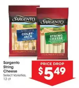 Kroger Sargento String Cheese offer