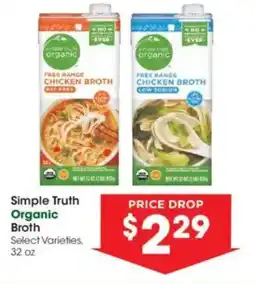 Kroger Simple Truth Organic Broth offer