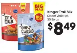 Kroger Kroger Trail Mix offer