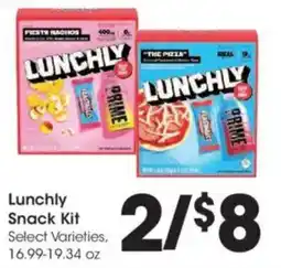 Kroger Lunchly Snack Kit offer
