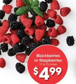 Kroger Blackberries or Raspberries offer