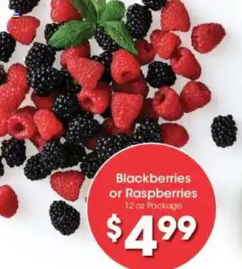 Kroger Blackberries or Raspberries offer