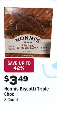 Grocery Outlet Biscotti Triple Choc offer