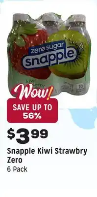 Grocery Outlet Kiwi Strawbry Zero offer