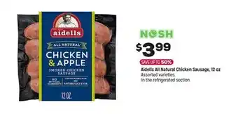 Grocery Outlet Aidells All Natural Chicken Sausage, 12 oz offer