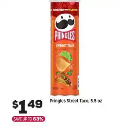 Grocery Outlet Pringles Street Taco, 5.5 oz offer