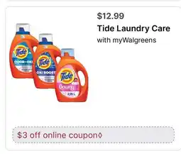 Walgreens Tide Laundry Care offer