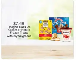 Walgreens Haagen-Dazs Ice Cream or Nestle Frozen Treats offer