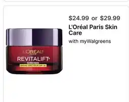 Walgreens L'Oréal Paris Skin Care offer