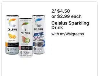 Walgreens Celsius Sparkling Drink offer