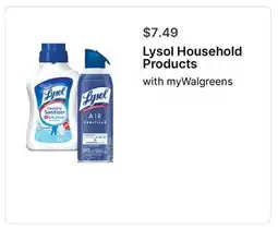 Walgreens Lysol Household Products offer