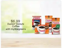 Walgreens Dunkin' Donuts Coffee offer