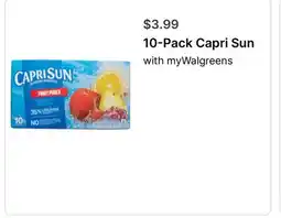 Walgreens 10-Pack Capri Sun offer