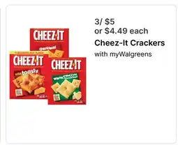 Walgreens Cheez-It Crackers offer