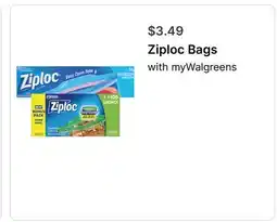 Walgreens Ziploc Bags offer