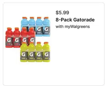 Walgreens 8-Pack Gatorade offer