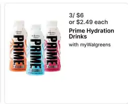 Walgreens Prime Hydration Drinks offer