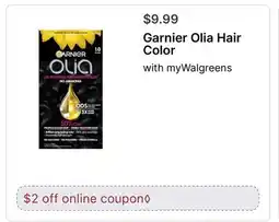 Walgreens Garnier Olia Hair Color offer