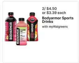 Walgreens Bodyarmor Sports Drinks offer