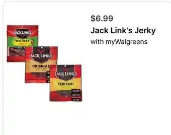 Walgreens Jack Link's Jerky offer