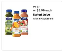 Walgreens Naked Juice offer