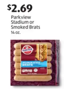 Aldi Parkview Stadium or Smoked Brats offer